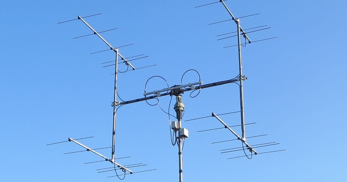 ham radio eme antenna moon reflection